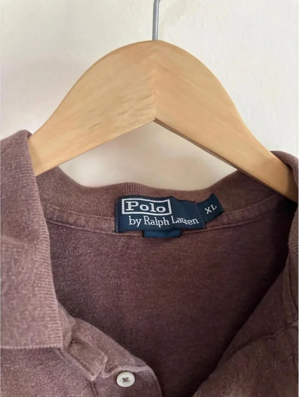 Polo‎ Ralph Lauren Brown Polo with Taupe Pony size XL